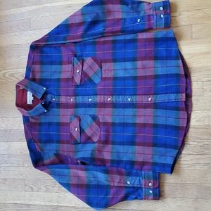 Vintage plaid shirt L